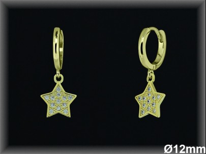 Aros de Plata al Por Mayor ref AZ098C  Mayorista de Aros de Plata