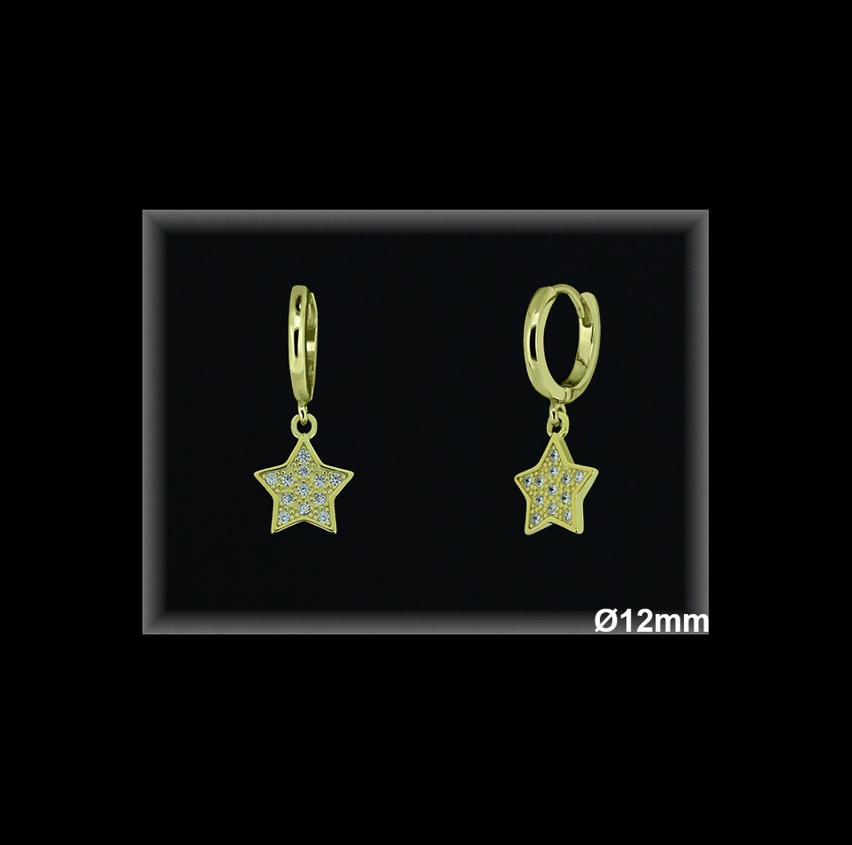 Aros de Plata al Por Mayor ref AZ098C  Mayorista de Aros de Plata