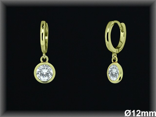 Aros de Plata al Por Mayor ref AZ107C  Mayorista de Aros de Plata