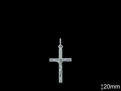 Cruces de Plata al Por Mayor ref 4019L20  Mayorista de Cruces de Plata