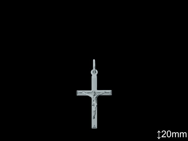 Cruces de Plata al Por Mayor ref 4019L20  Mayorista de Cruces de Plata