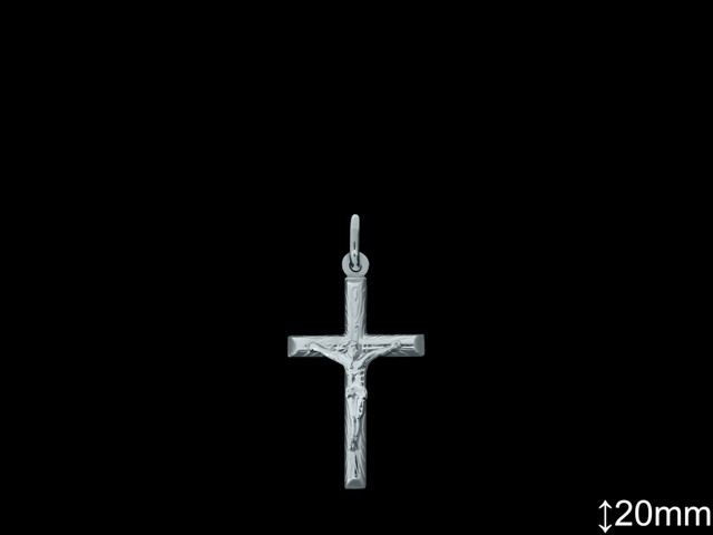 Cruces de Plata al Por Mayor ref 4029L20  Mayorista de Cruces de Plata
