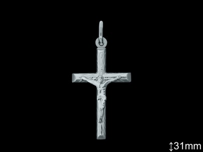 Cruces de Plata al Por Mayor ref 4029L31  Mayorista de Cruces de Plata