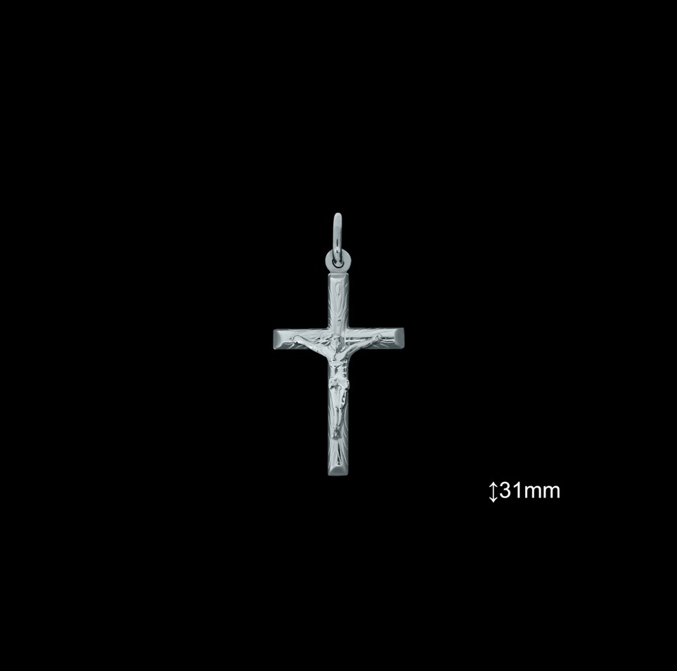 Cruces de Plata al Por Mayor ref 4029L31  Mayorista de Cruces de Plata