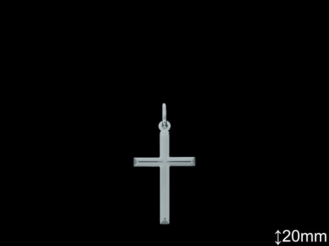 Cruces de Plata al Por Mayor ref 4205L20  Mayorista de Cruces de Plata