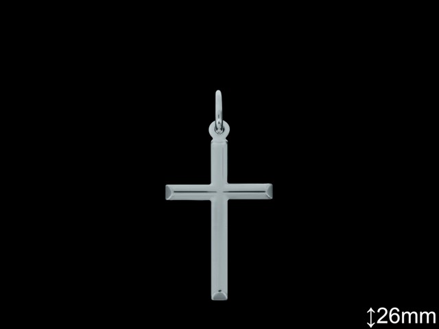 Cruces de Plata al Por Mayor ref 4205L26  Mayorista de Cruces de Plata