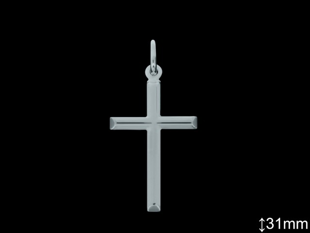 Cruces de Plata al Por Mayor ref 4205L31  Mayorista de Cruces de Plata