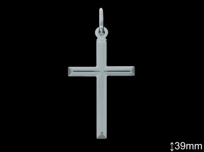 Cruces de Plata al Por Mayor ref 4205L39  Mayorista de Cruces de Plata