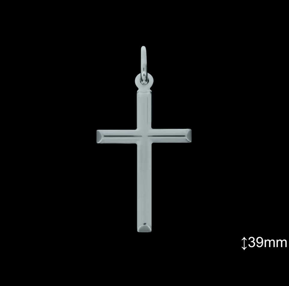 Cruces de Plata al Por Mayor ref 4205L39  Mayorista de Cruces de Plata