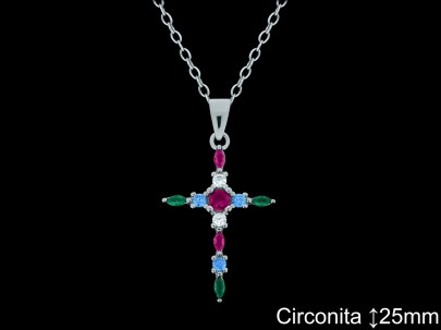 Mayorista de Plata de Cruces ref 4470T  Cruces de Plata al por Mayor