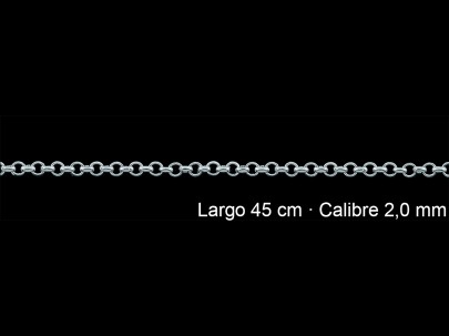 Cadena Plata 925 Rolo 45 Cm 2 Mm | Mayorista