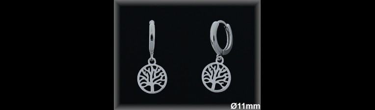 Aros de Plata al Por Mayor ref AL095  Mayorista de Aros de Plata