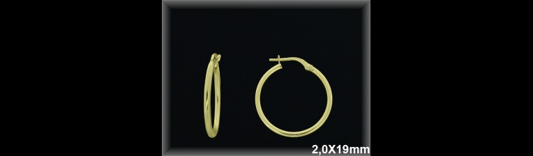 Mayorista de Plata de Aros ref AL510BC  Aros de Plata al por Mayor