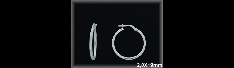 Mayorista de Plata de Aros ref AL510BD  Aros de Plata al por Mayor