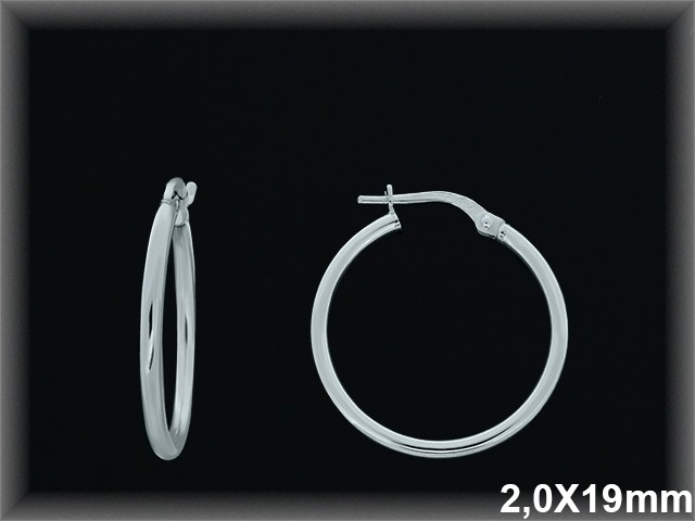 Mayorista de Plata de Aros ref AL510BD  Aros de Plata al por Mayor