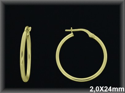 Mayorista de Plata de Aros ref AL510BC  Aros de Plata al por Mayor