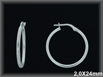 Mayorista de Plata de Aros ref AL510CD  Aros de Plata al por Mayor