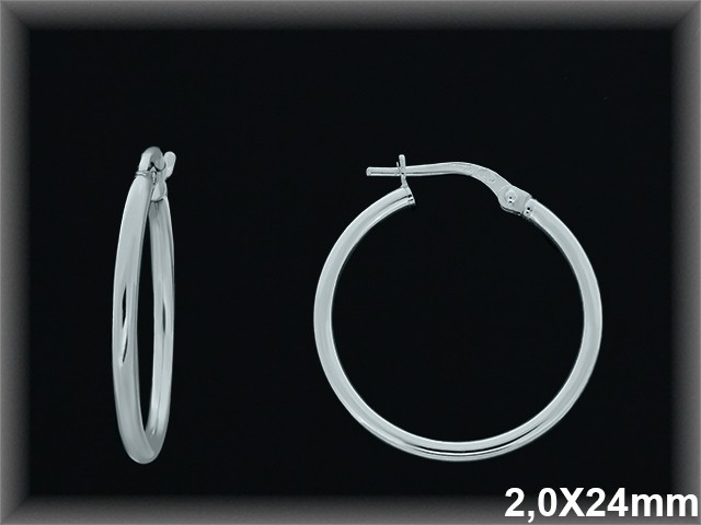 Mayorista de Plata de Aros ref AL510CD  Aros de Plata al por Mayor