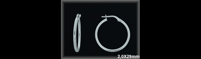 Mayorista de Plata de Aros ref AL510DD  Aros de Plata al por Mayor