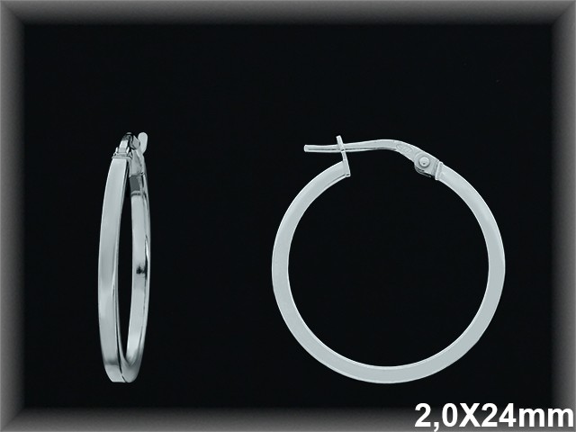 Mayorista de Plata de Aros ref AL504CD  Aros de Plata al por Mayor