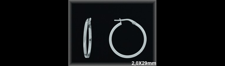 Mayorista de Plata de Aros ref AL504DD  Aros de Plata al por Mayor