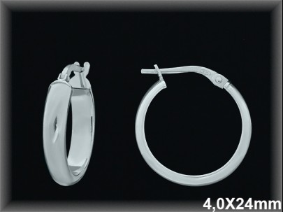 Mayorista de Plata de Aros ref AL509CD  Aros de Plata al por Mayor
