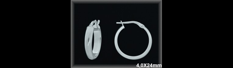 Mayorista de Plata de Aros ref AL509CD  Aros de Plata al por Mayor