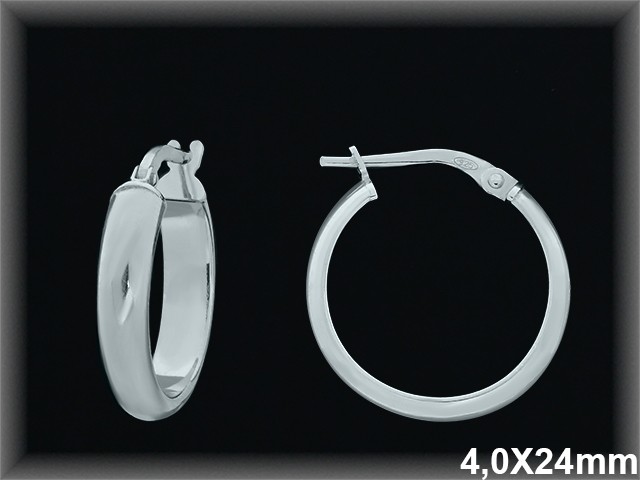 Mayorista de Plata de Aros ref AL509CD  Aros de Plata al por Mayor