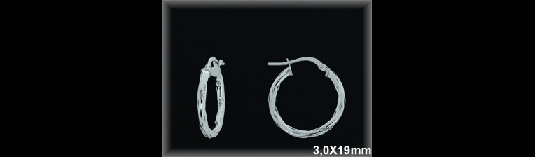 Mayorista de Plata de Aros ref AL526BD  Aros de Plata al por Mayor