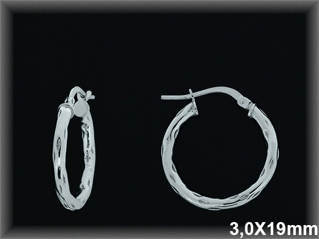 Mayorista de Plata de Aros ref AL526BD  Aros de Plata al por Mayor