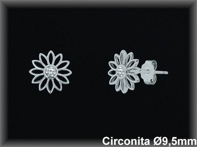 Mayorista de Plata en Pendientes ref MZ257  Pendientes de Plata al por Mayor