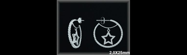 Mayorista de Plata de Aros ref AZ009  Aros de Plata al por Mayor