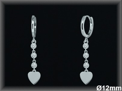 Aros de Plata al Por Mayor ref AZ132  Mayorista de Aros de Plata