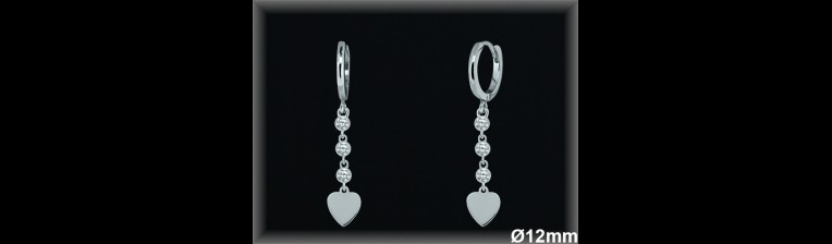 Aros de Plata al Por Mayor ref AZ132  Mayorista de Aros de Plata
