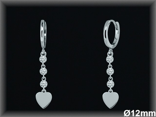 Aros de Plata al Por Mayor ref AZ132  Mayorista de Aros de Plata