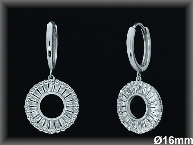 Aros de Plata al Por Mayor ref AZ156  Mayorista de Aros de Plata