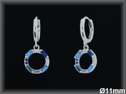 Aros de Plata al Por Mayor ref AZ177Z  Mayorista de Aros de Plata
