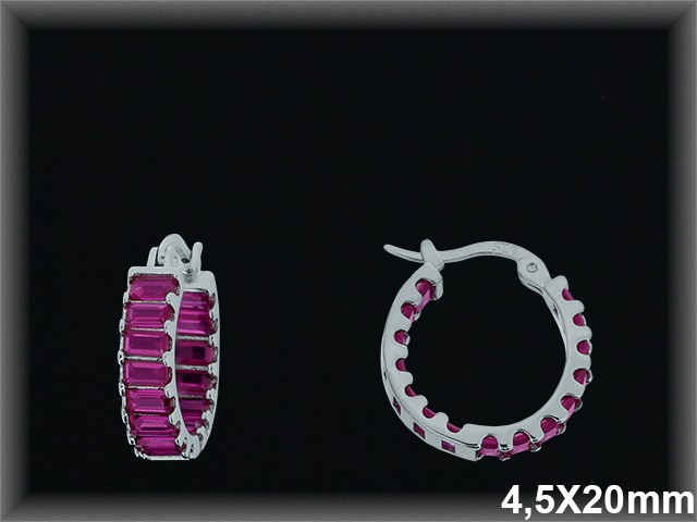 Mayorista de Plata de Aros ref AZ333R  Aros de Plata al por Mayor