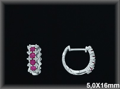 Mayorista de Plata de Aros ref AZ334R  Aros de Plata al por Mayor