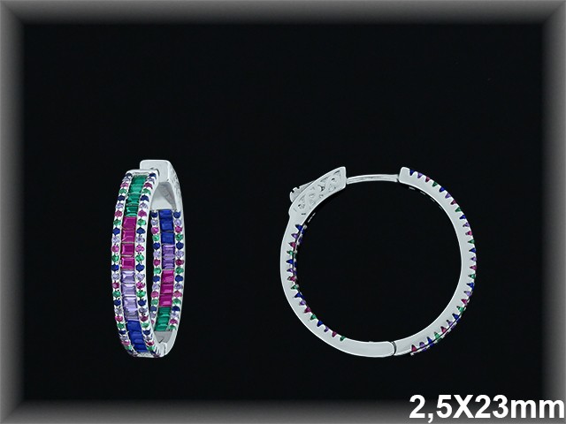 Mayorista de Plata de Aros ref AZ358T  Aros de Plata al por Mayor