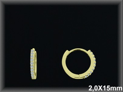 Mayorista de Plata de Aros ref AZ386C  Aros de Plata al por Mayor