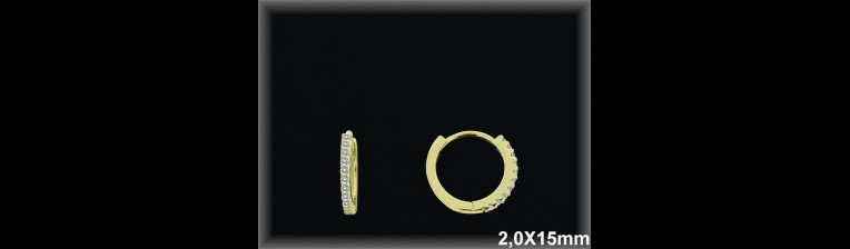 Mayorista de Plata de Aros ref AZ386C  Aros de Plata al por Mayor