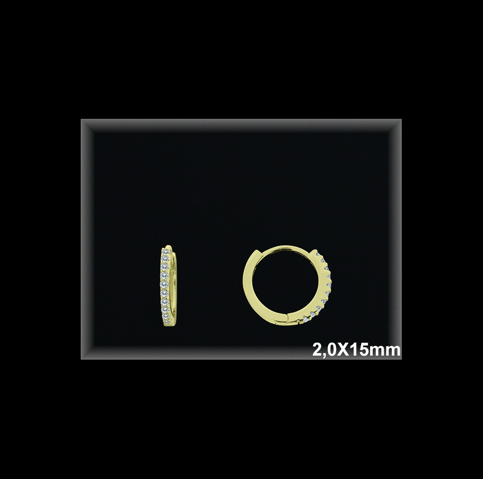 Mayorista de Plata de Aros ref AZ386C  Aros de Plata al por Mayor
