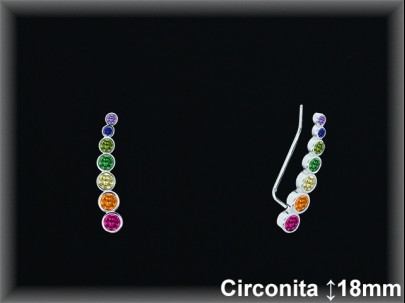 Pendientes de Plata al Por Mayor ref Z8007T  Mayorista de Pendientes de Plata