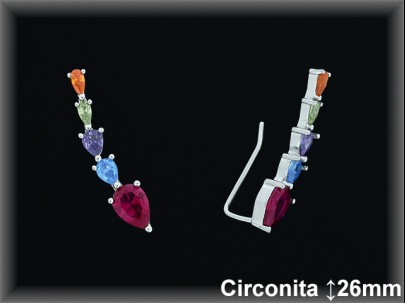 Pendientes de Plata al Por Mayor ref Z8018T  Mayorista de Pendientes de Plata