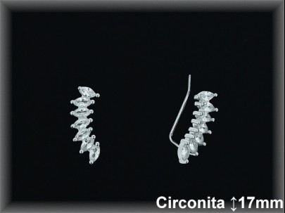 Pendientes de Plata al Por Mayor ref Z8022  Mayorista de Pendientes de Plata