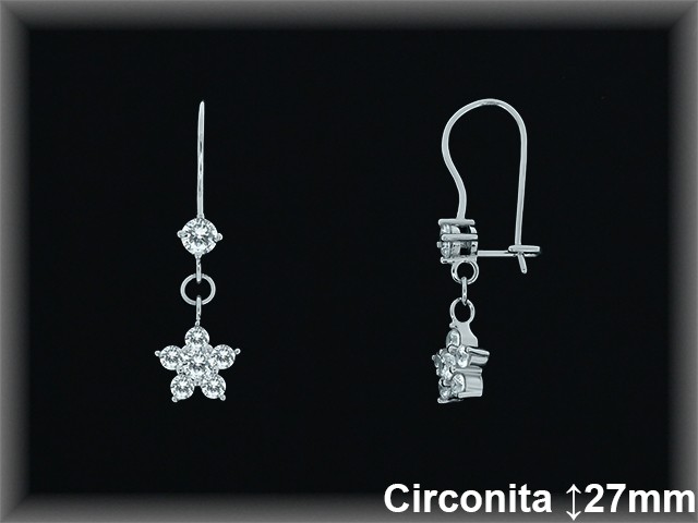 Mayorista de Plata en Pendientes ref Z8078  Pendientes de Plata al por Mayor