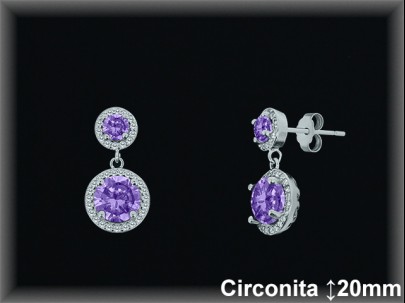 Mayorista de Plata en Pendientes ref Z8403A  Pendientes de Plata al por Mayor
