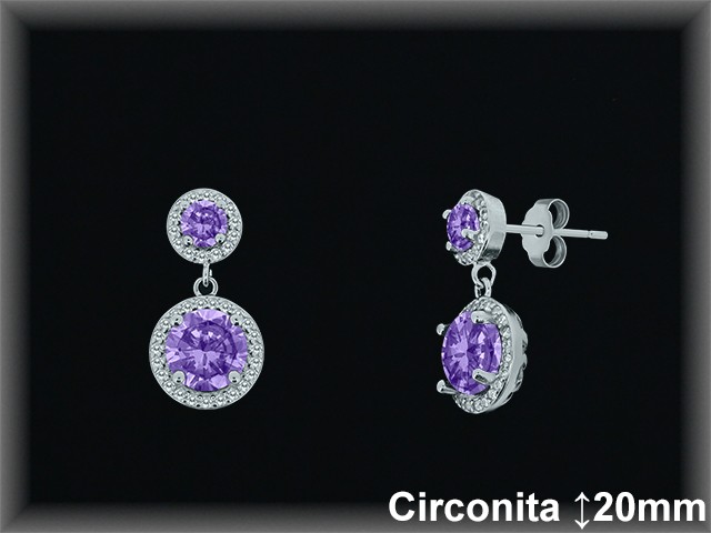 Mayorista de Plata en Pendientes ref Z8403A  Pendientes de Plata al por Mayor