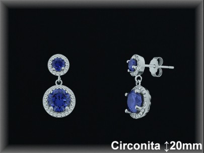 Mayorista de Plata en Pendientes ref Z8403Z  Pendientes de Plata al por Mayor